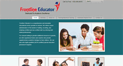 Desktop Screenshot of frontlineeducator.com
